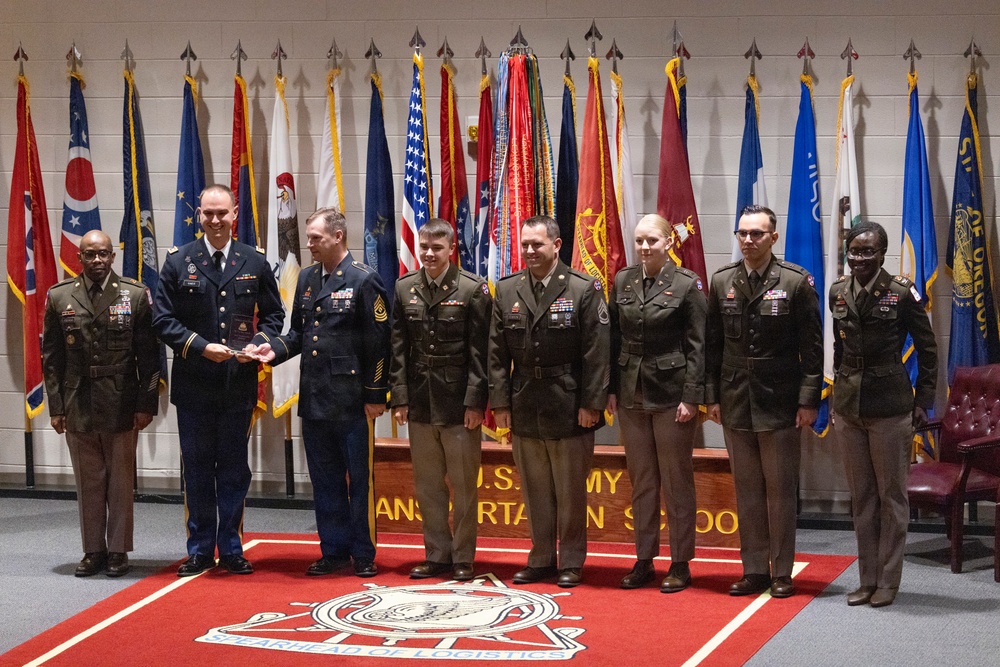 310th ESC unit and Warrant Officer recognized at Transportation Corps ceremony