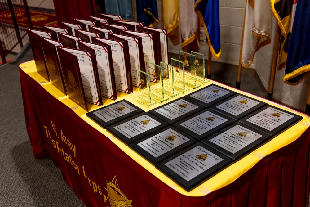 310th ESC unit and Warrant Officer recognized at Transportation Corps ceremony