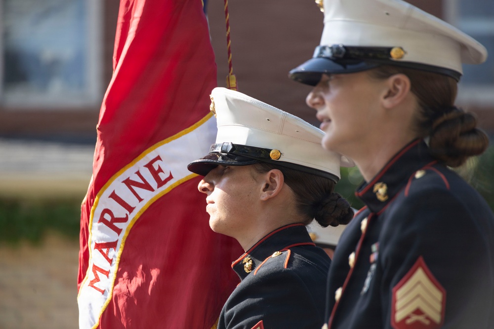Marine Corps Mounted Color Guard participates in Cheyenne Frontier Days 2026