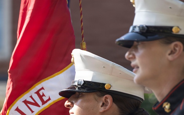 Marine Corps Mounted Color Guard participates in Cheyenne Frontier Days 2026