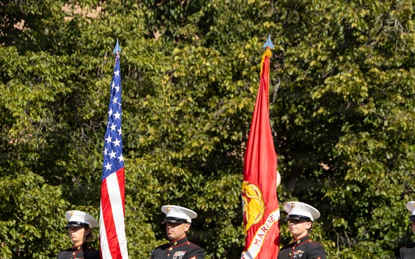 Marine Corps Mounted Color Guard participates in Cheyenne Frontier Days 2026