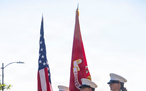 Marine Corps Mounted Color Guard participates in Cheyenne Frontier Days 2026