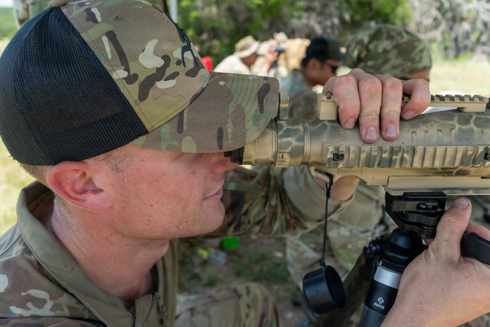 3rd Cavalry Regiment conducts M110A1 rifle qualification