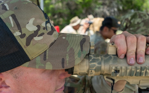 3rd Cavalry Regiment conducts M110A1 rifle qualification