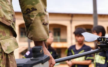 Wolfhounds Host Children from Holy Family Home at Schofield Barracks