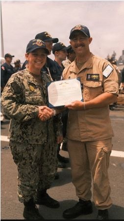 USS Chafee Crew Honored During Shipboard Awards and Promotion Ceremony