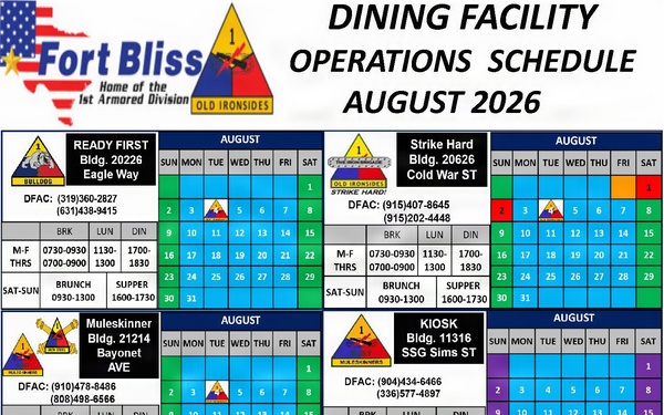 1AD feeding platform calendar