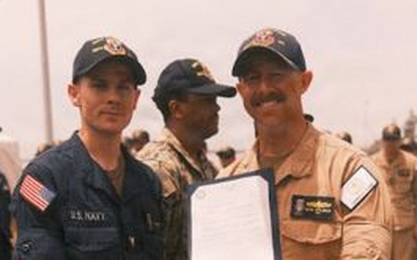 USS Chafee Crew Honored During Shipboard Awards and Promotion Ceremony