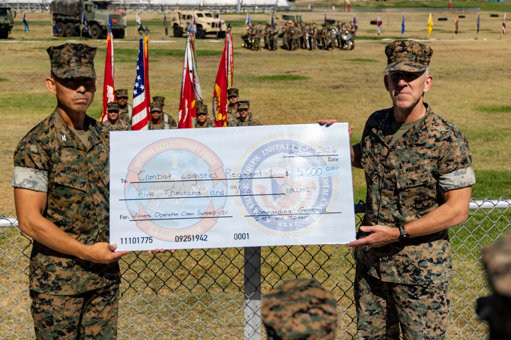 CLR-1 awarded funds for quality-of-life barracks initiatives in support of Operation Clean Sweep IV