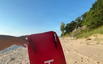 Coast Guard responds to unmanned, adrift kiteboard on Lake Michigan
