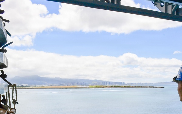 USS Essex returns to Pearl Harbor during RIMPAC 2026