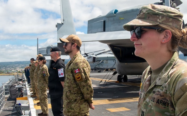 USS Essex returns to Pearl Harbor during RIMPAC 2026