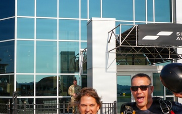 Golden Knights Tandem Team Hosts Community Leaders, Athletes for Jump Over Frederick, Maryland