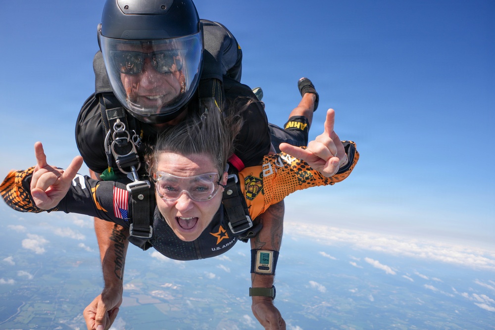 Golden Knights Tandem Team Hosts Community Leaders, Athletes for Jump Over Frederick, Maryland