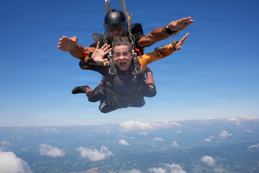 Golden Knights Tandem Team Hosts Community Leaders, Athletes for Jump Over Frederick, Maryland