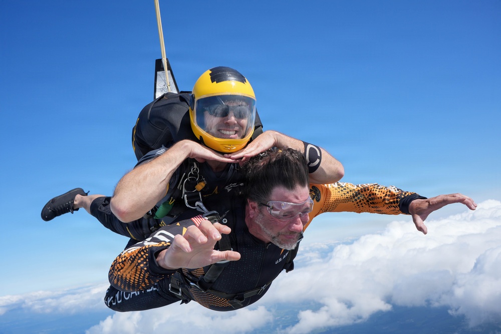 Golden Knights Tandem Team Hosts Community Leaders, Athletes for Jump Over Frederick, Maryland