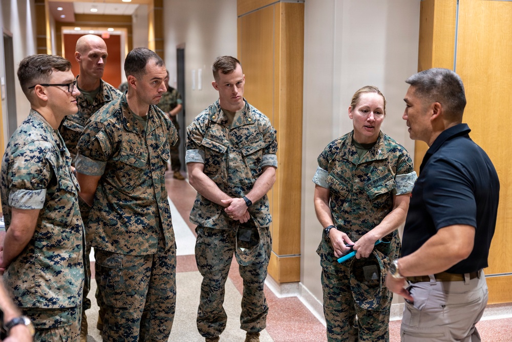 SECNAV Visits Camp Lejeune