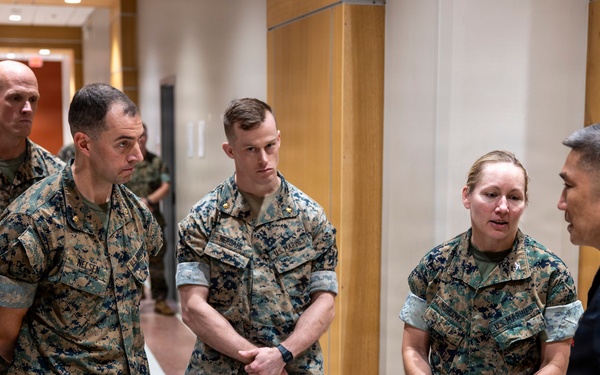 SECNAV Visits Camp Lejeune