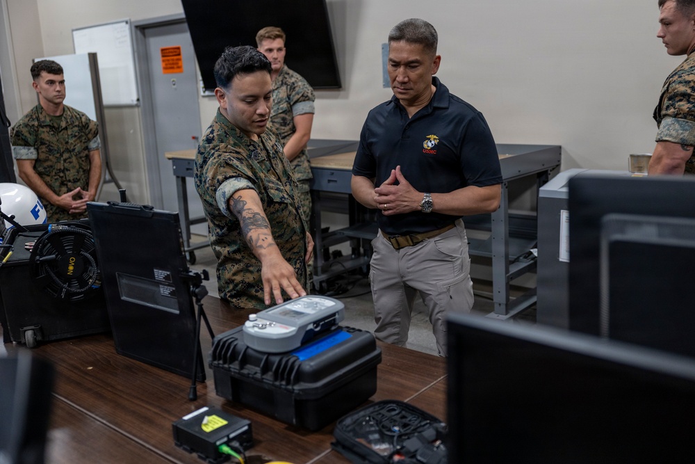 SECNAV Visits Camp Lejeune