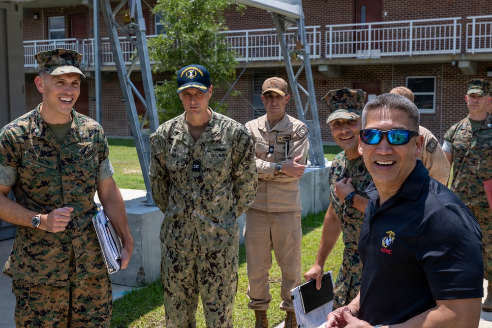 SECNAV Visits Camp Lejeune