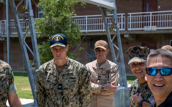 SECNAV Visits Camp Lejeune