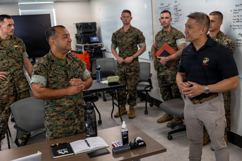 SECNAV Visits Camp Lejeune