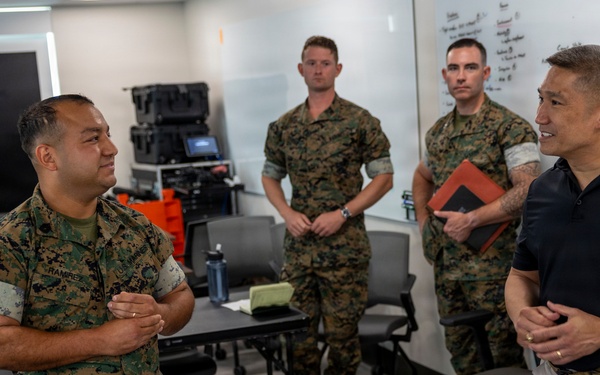 SECNAV Visits Camp Lejeune