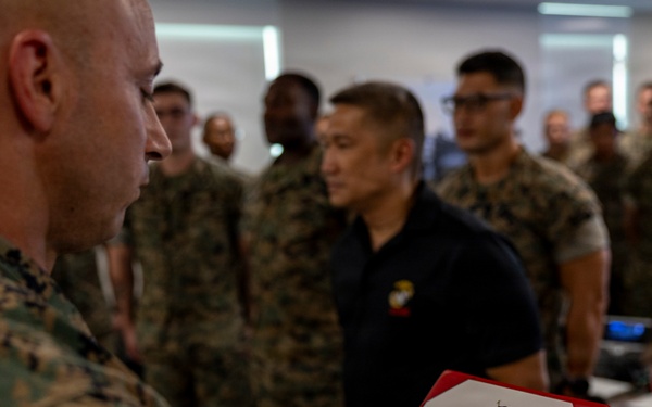 SECNAV Visits Camp Lejeune