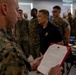 SECNAV Visits Camp Lejeune