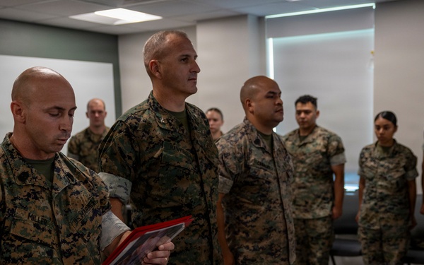 SECNAV Visits Camp Lejeune