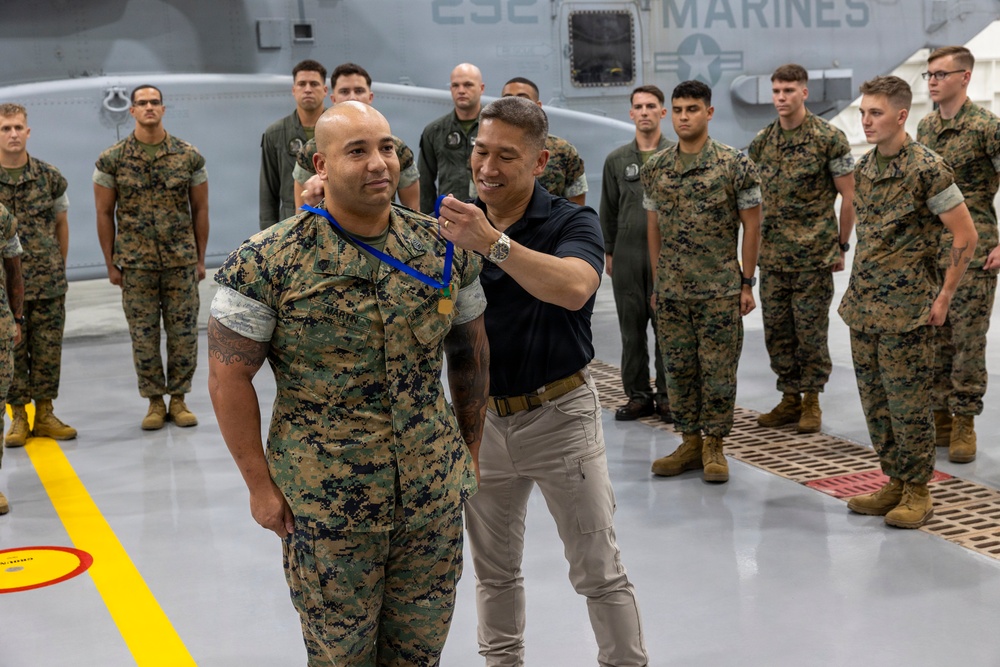 SECNAV Visits Camp Lejeune