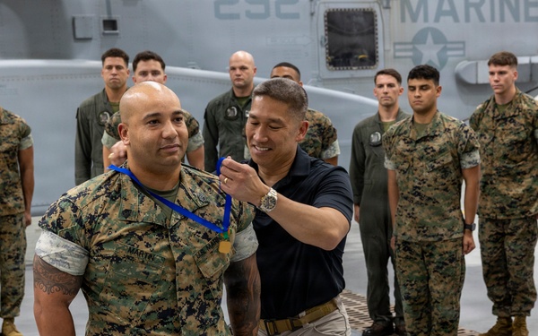 SECNAV Visits Camp Lejeune