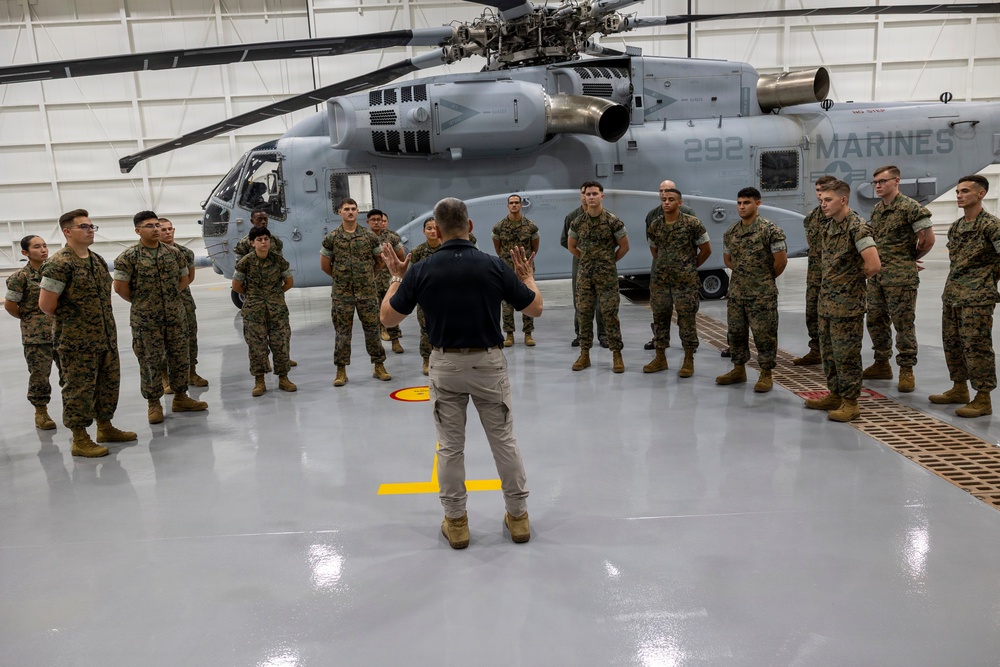 SECNAV Visits Camp Lejeune