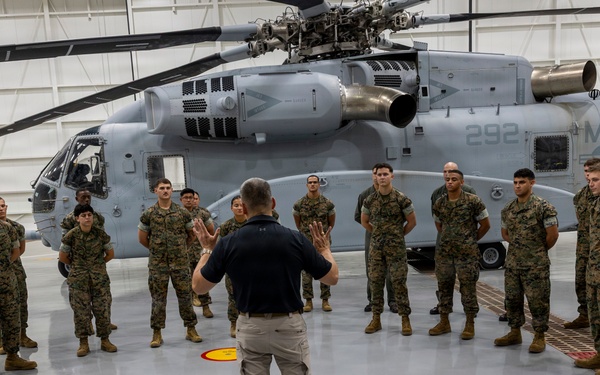 SECNAV Visits Camp Lejeune