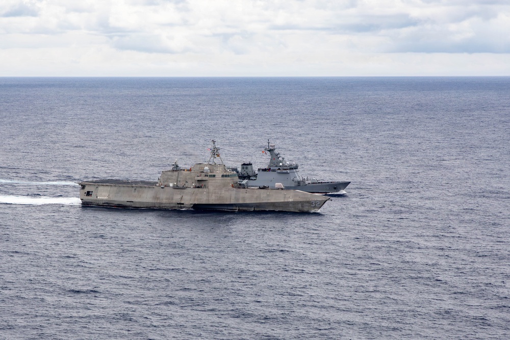 USS Santa Barbara Sails With Philippine Navy and Japan Maritime Self-Defense Force