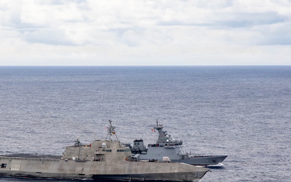 USS Santa Barbara Sails With Philippine Navy and Japan Maritime Self-Defense Force