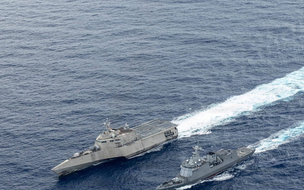 USS Santa Barbara Sails With Philippine Navy and Japan Maritime Self-Defense Force