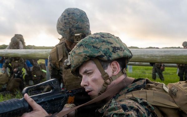 MAG-36 service members apply combat medicine