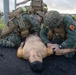 MAG-36 service members apply combat medicine