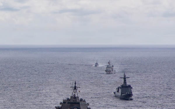 USS Santa Barbara Sails With Philippine Navy and Japan Maritime Self-Defense Force