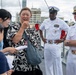 USS Chief (MCM-14) port visit to Niigata, Japan