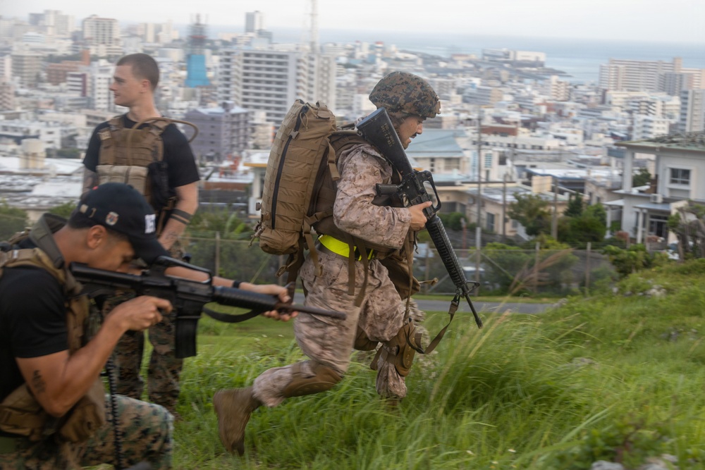 MAG-36 service members demonstrate medical response training in simulated tactical environment