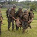 MAG-36 service members demonstrate medical response training in simulated tactical environment