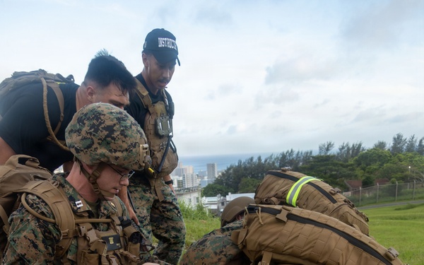 MAG-36 service members demonstrate medical response training in simulated tactical environment