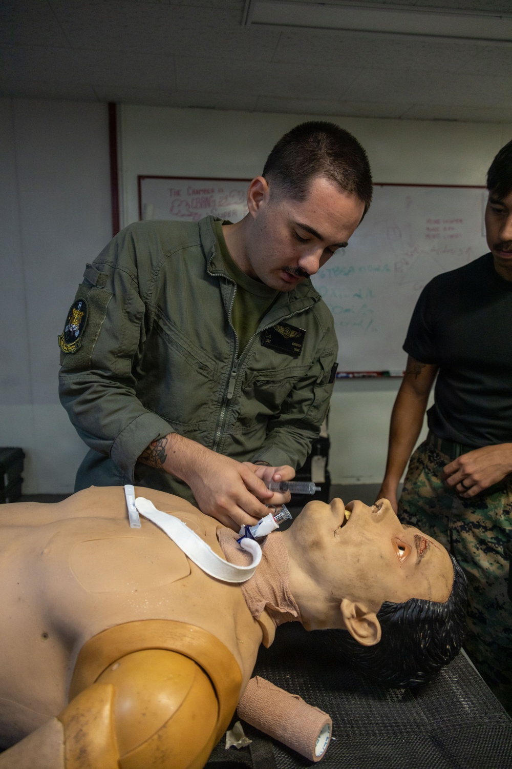 MAG-36 service members apply CMC techniques
