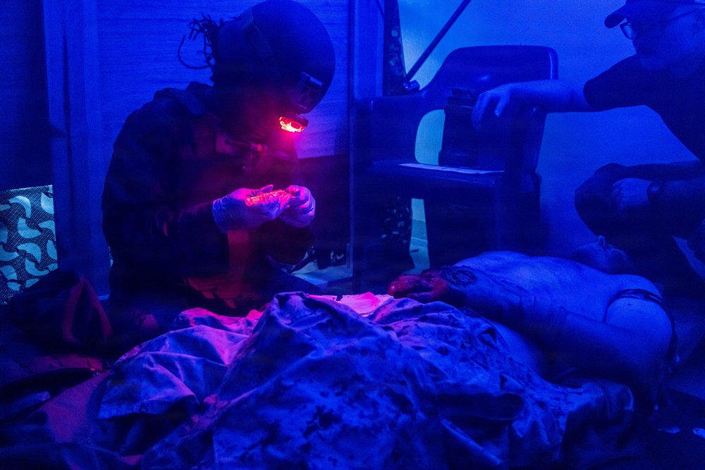 MWSS-172 service members test their skills during CMC course