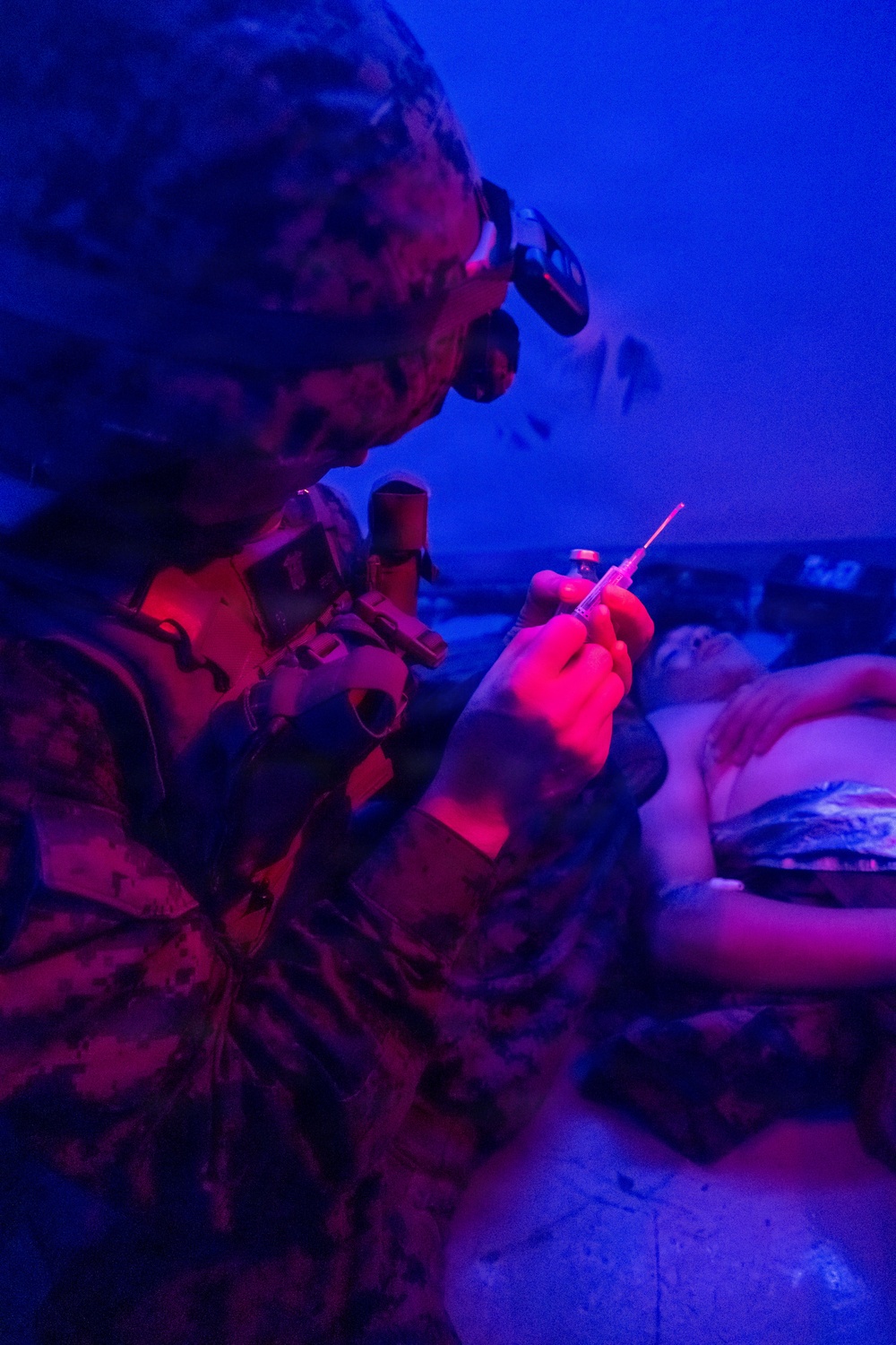 MWSS-172 service members test their skills during CMC course