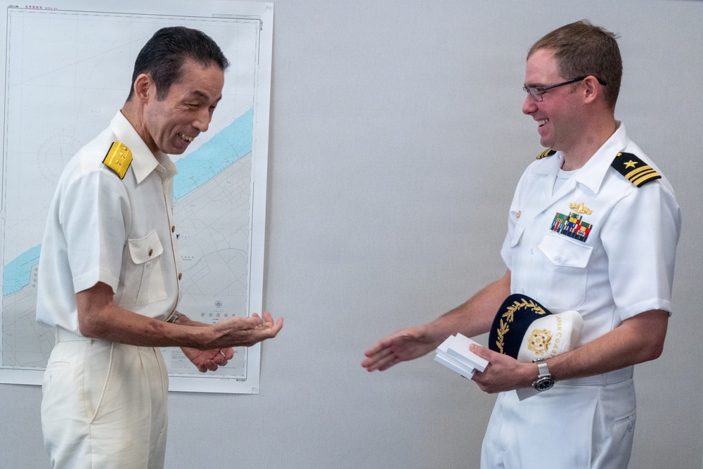USS Chief (MCM-14) Port Visit to Niigata, Japan