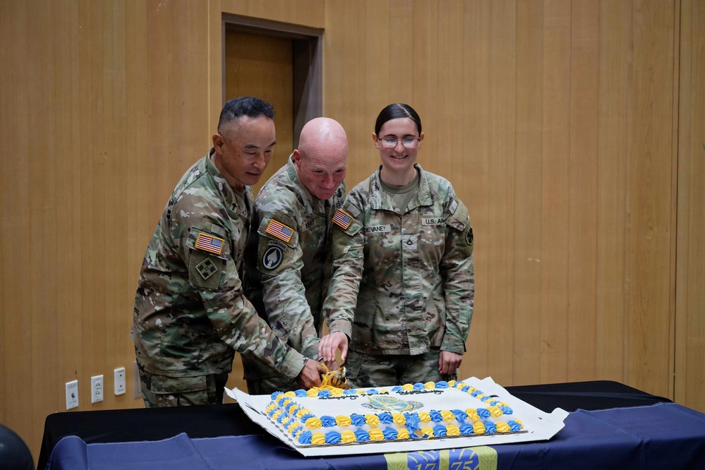 Ceremonial Cake Cutting Marks 251st Chaplain Corps Birthday