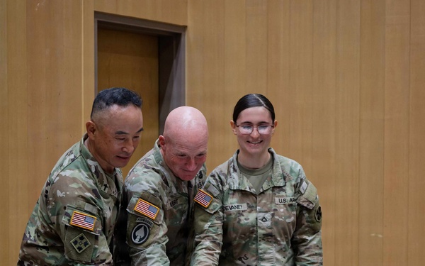 Ceremonial Cake Cutting Marks 251st Chaplain Corps Birthday